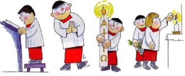 Liturgiczna Służba Ołtarza - plan służby i Różaniec